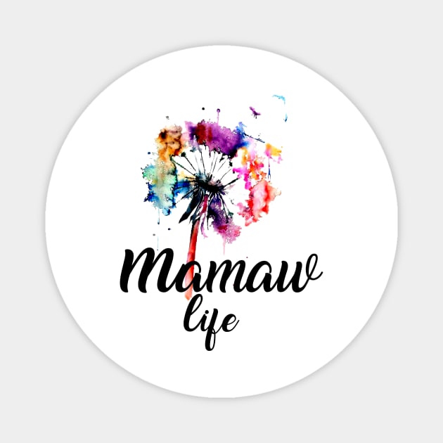 Mamaw Life Dandelion Magnet by heryes store